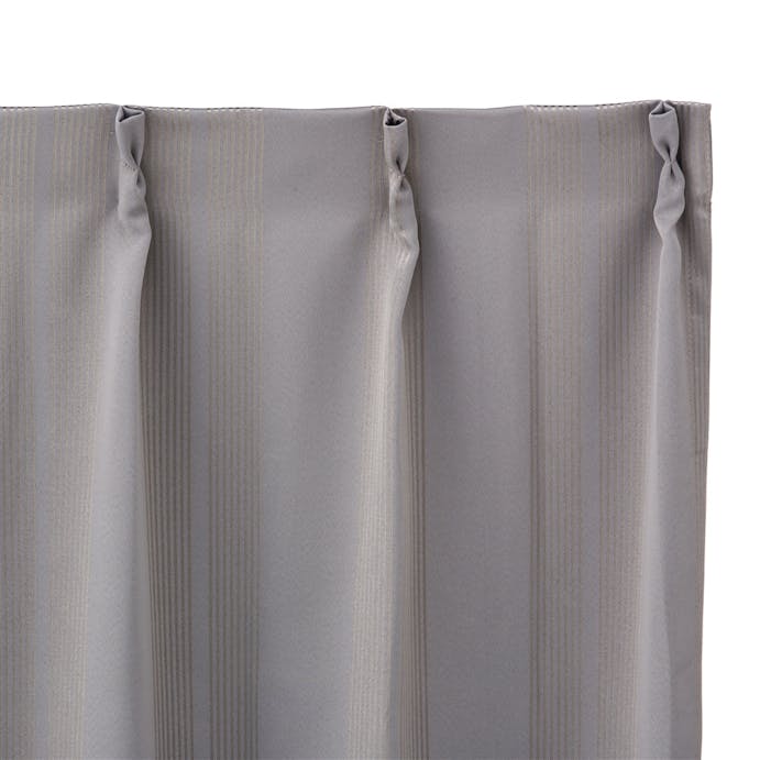 断熱・遮光ヴェントス グレー 100×210cm 4枚組セットカーテン(販売終了)