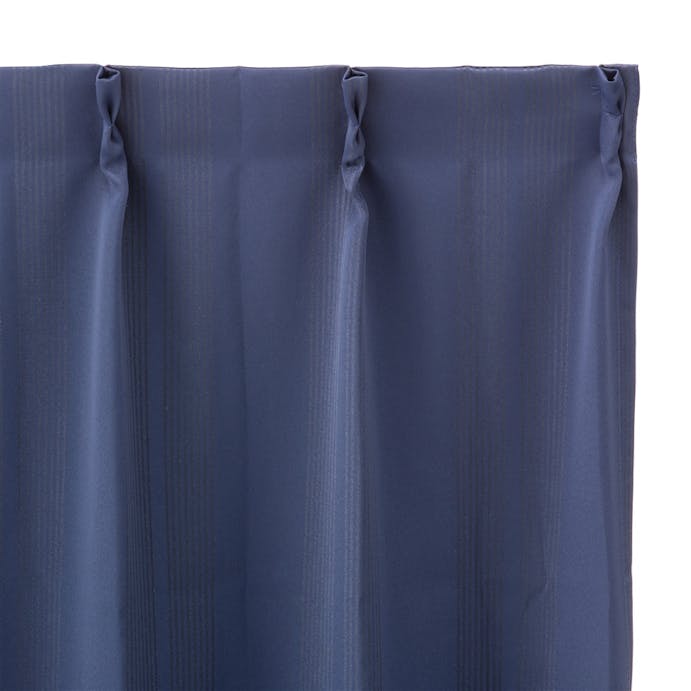 断熱・遮光 ブラウ ネイビー 100×230cm 4枚組セットカーテン