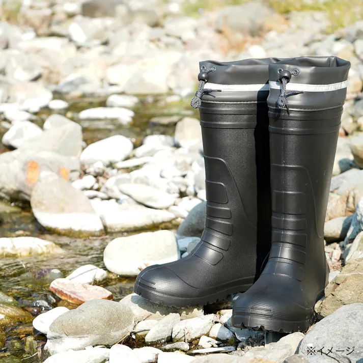 カインズ 軽量カバー付き紳士長靴 ブラック LL(販売終了)