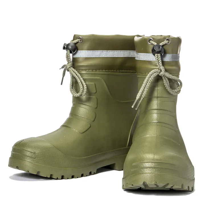 カインズ 軽量カバー付き婦人長靴 ショート グリーン S(販売終了)