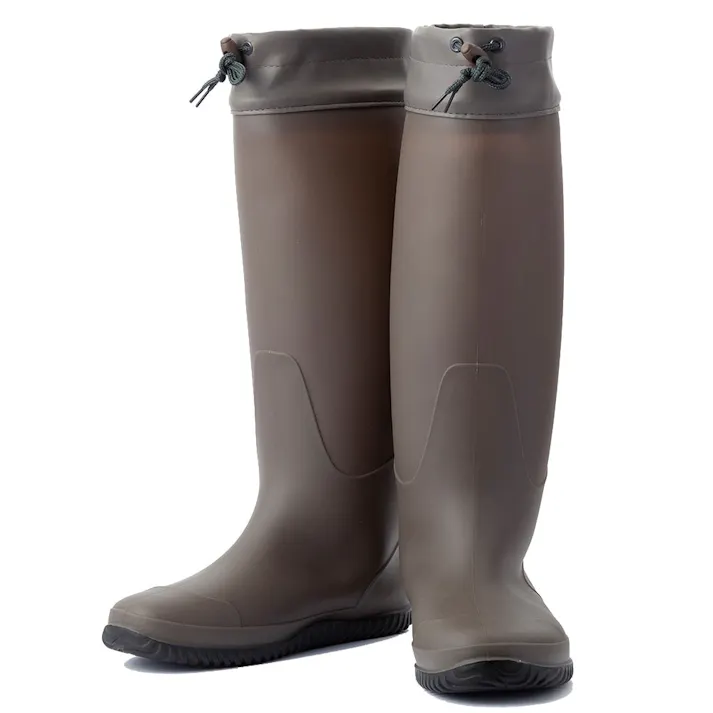 カインズ 折りたたみカバー付き長靴 L ブラウン