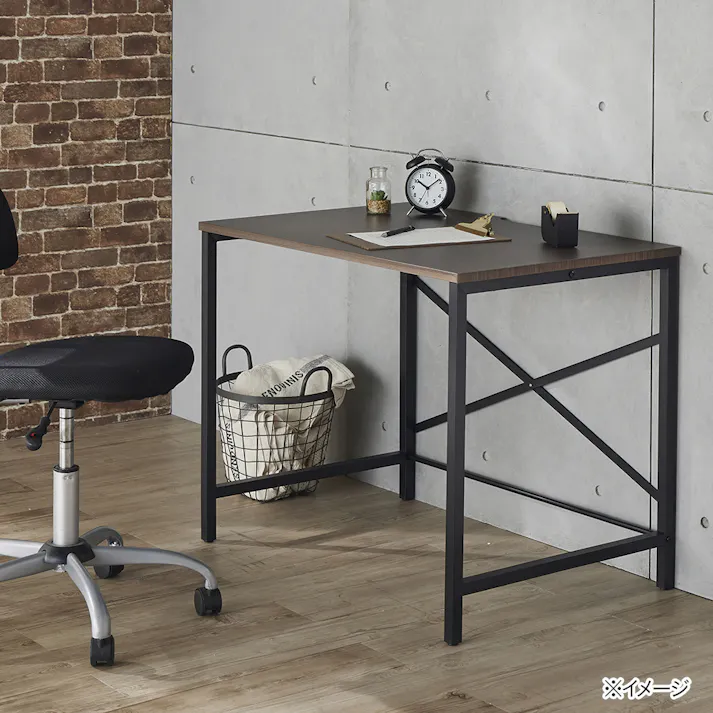 ワークデスク ブラウン M 90×60×72.5cm W1