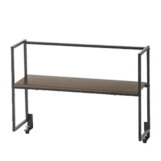 棚の高さが変えられる机上ラック ブラウン 85×27.5×55.5cm(販売終了)