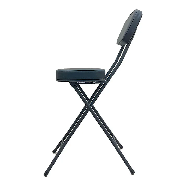 折りたたみカウンターチェア ブラック