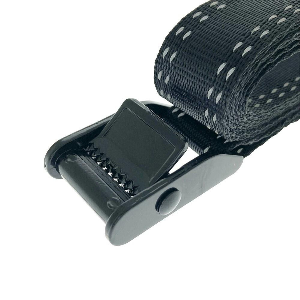 カインズ 反射ライン入り荷締めベルト 4m ブラック BRT004BK | 荷役