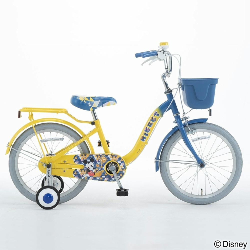 自転車】ディズニー幼児車 ミッキー 16インチ YE(販売終了) | 子供用自転車（幼児用） 通販 | ホームセンターのカインズ