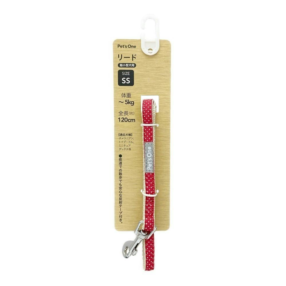 ドッグリード ドット レッド SS | ペット用品（犬） 通販