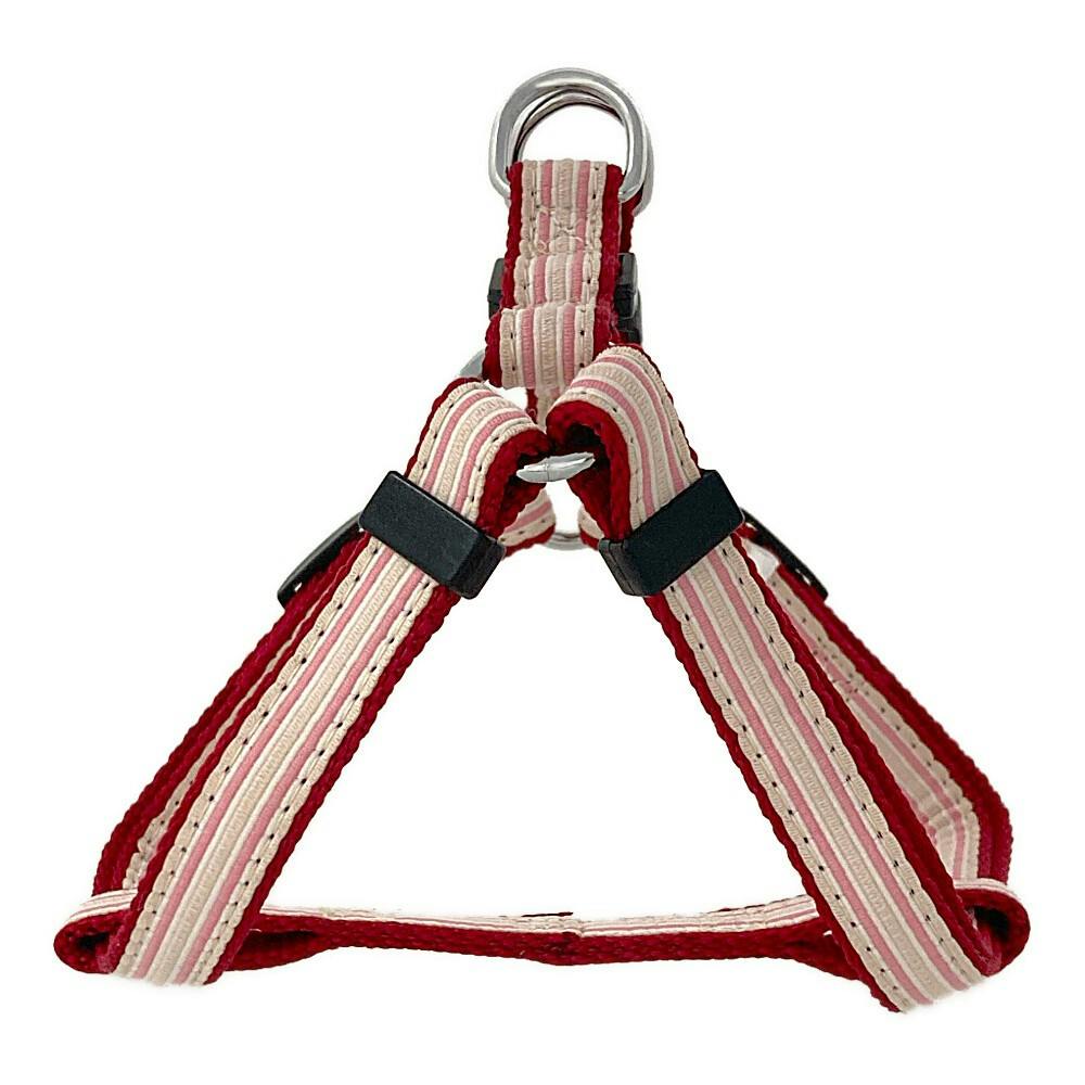 ドッグハーネス ストライプ レッド S | ペット用品（犬） 通販