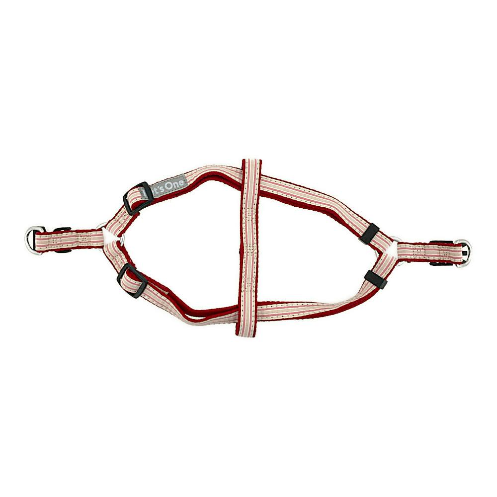 ドッグハーネス ストライプ レッド S | ペット用品（犬） 通販