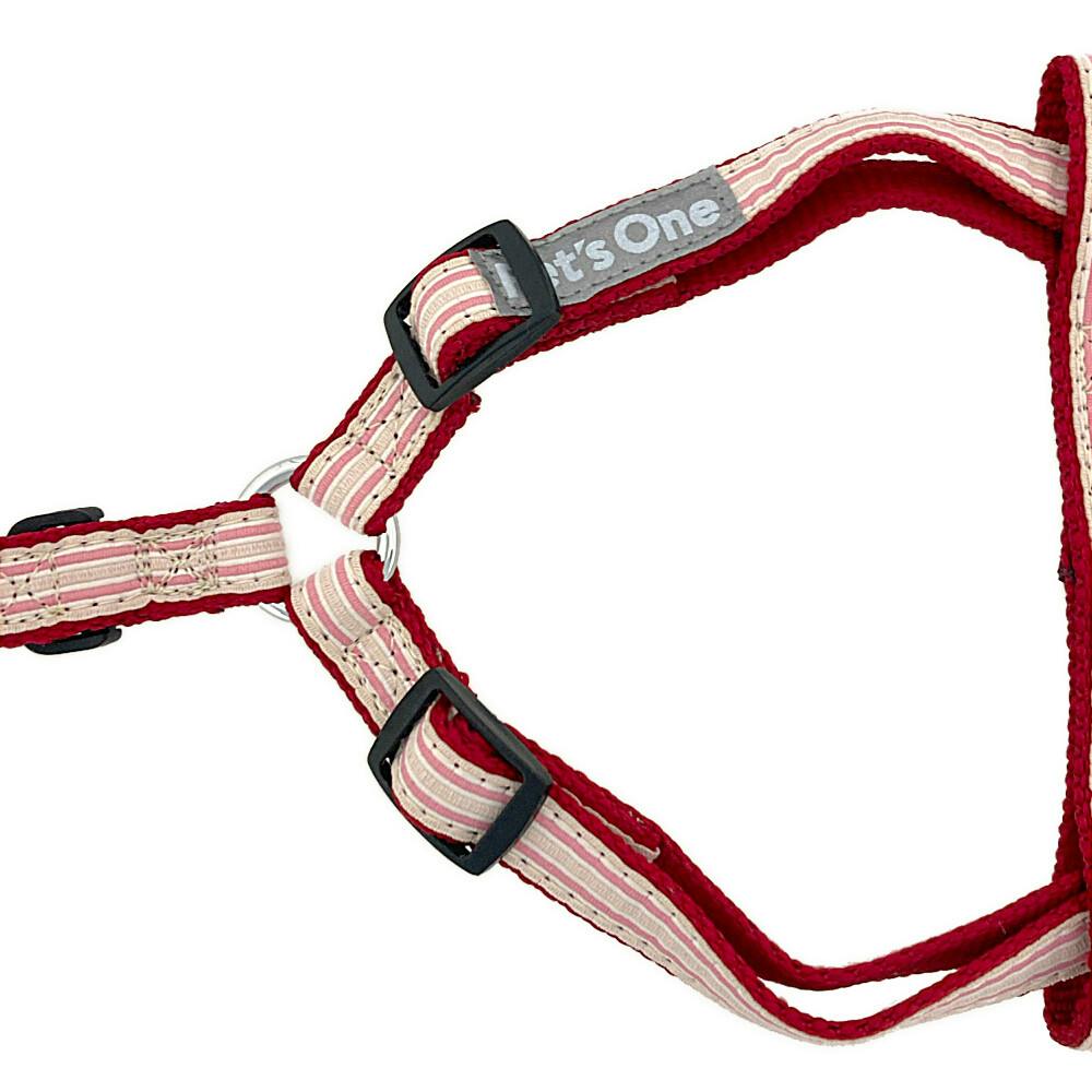 ドッグハーネス ストライプ レッド M | ペット用品（犬） 通販
