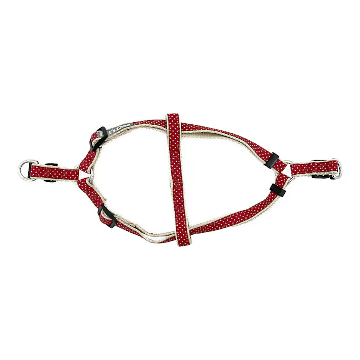 ドッグハーネス ドット レッド S