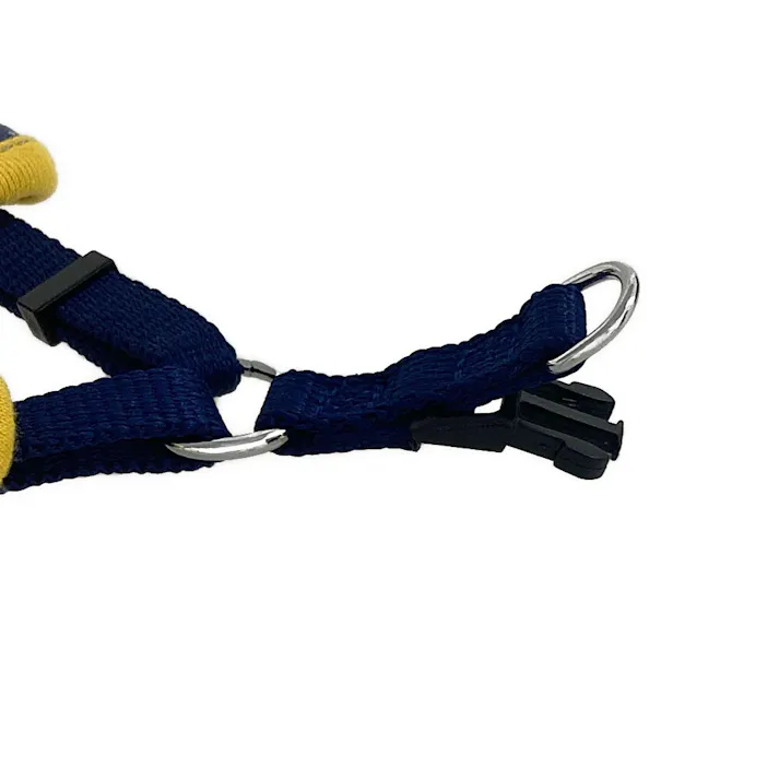 ドッグベストハーネス ドット ブルー S