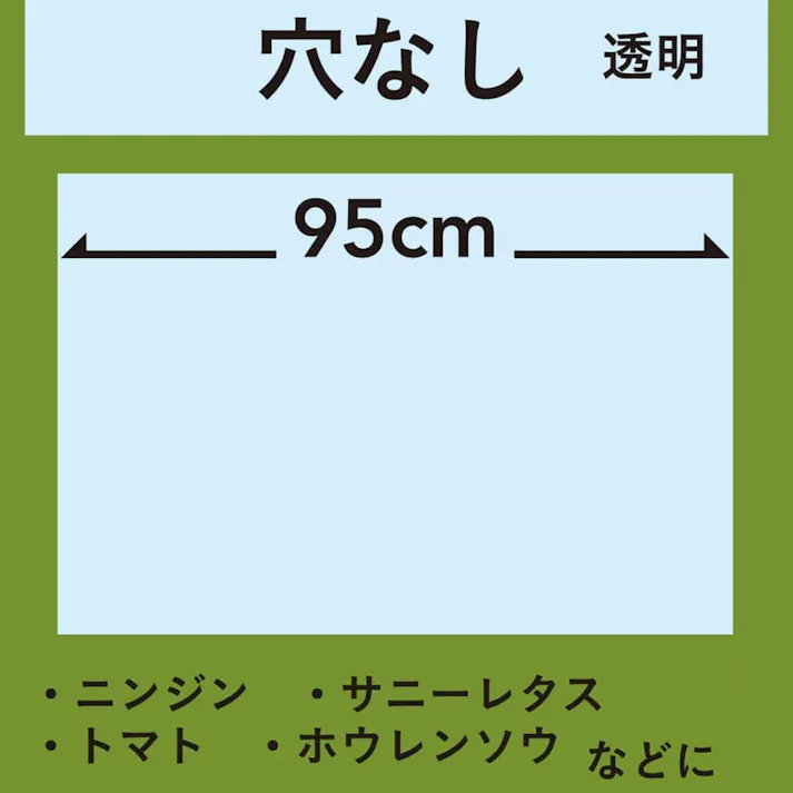 カインズ カインズ 菜園マルチ 透明 0.02×95×50m