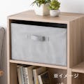 折りたたみ収納BOX グレー 40×26×24