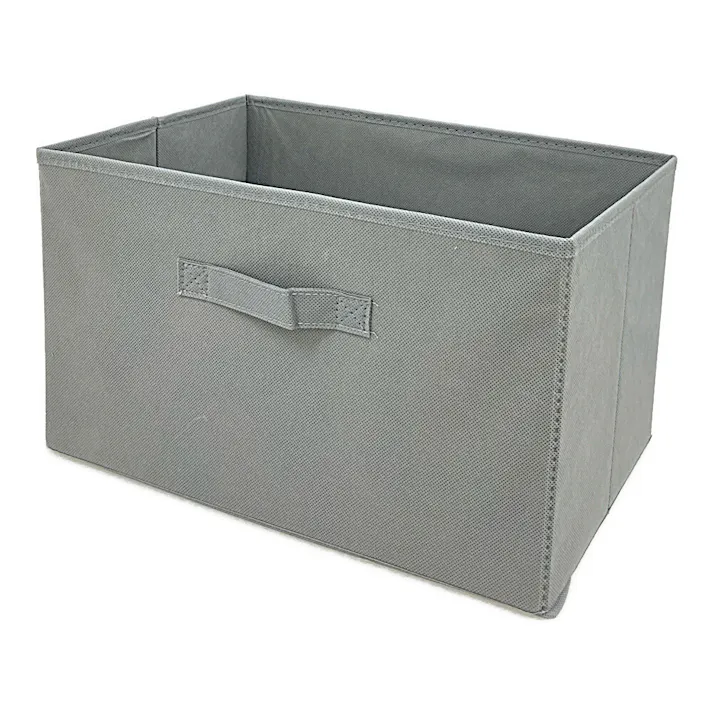 折りたたみ収納BOX 3個入り グレー 40×26×24cm
