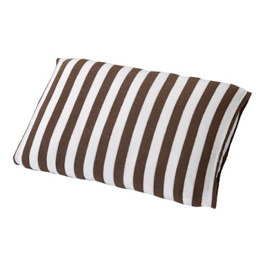 ふんわりパイル枕カバー(筒型)ブラウン