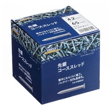 KUROCKER’S 先鋸コーススレッド (青箱) 4.2×65 半ネジ(販売終了)