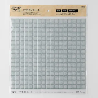 カインズ Kumimoku デザインシート タイル 小 ホワイトマーブル