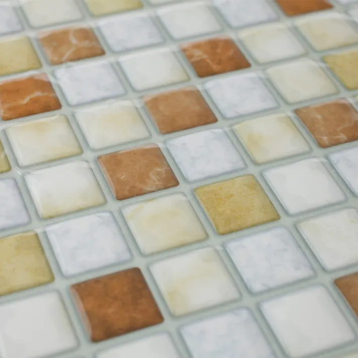 カインズ Kumimoku デザインシート タイル 小 ブラウン