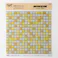 Kumimoku デザインシート タイル 小 イエロー