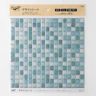 Kumimoku デザインシート タイル 小 ブルー