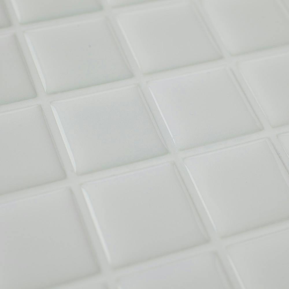 Kumimoku デザインシート タイル 大 ホワイト | ウォール