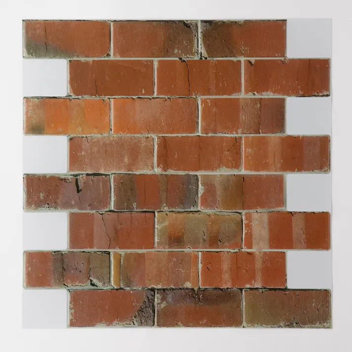 カインズ Kumimoku デザインシート レンガ ブラウン