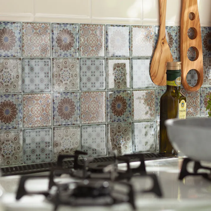 カインズ Kumimoku デザインシート 四角16 ベージュ