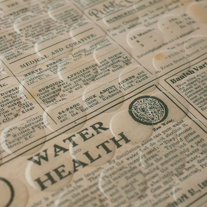 カインズ Kumimoku デザインシート サークル 英字新聞