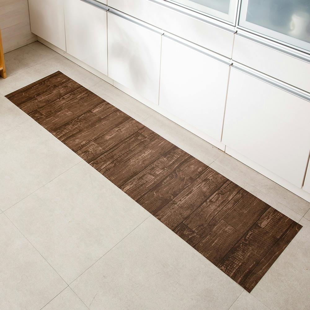 どこでも気軽に使えるマット ラフ ブラウン 90×180 | ラグ・カーペット