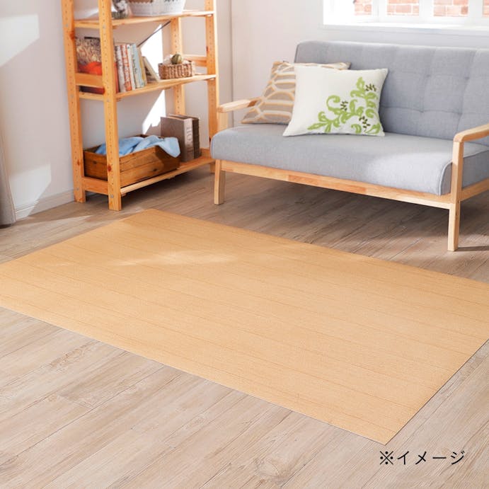 どこでも気軽に使えるダイニングラグ プレーン ベージュ 180 250cm ラグ カーペット マット ホームセンター通販 カインズ