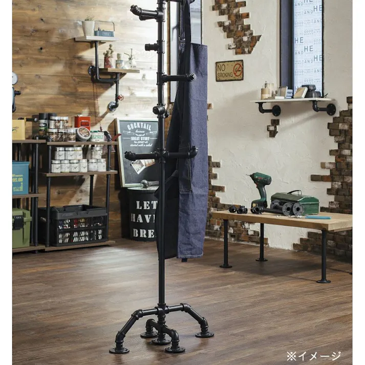 カインズ Kumimoku アンティークパイプ 4方 9657