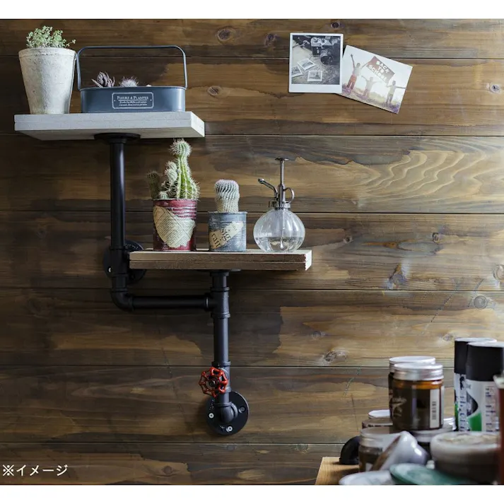 カインズ Kumimoku アンティークパイプ 4方 9657