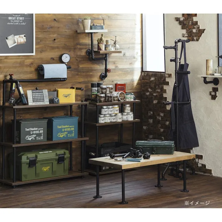 カインズ Kumimoku アンティークパイプ 十字 9664