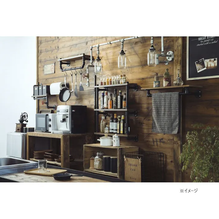 カインズ Kumimoku アンティークパイプ 直管 40mm