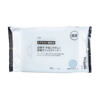 超厚手 手肌にやさしい 除菌オフィスクリーナー 20枚入り(販売終了)