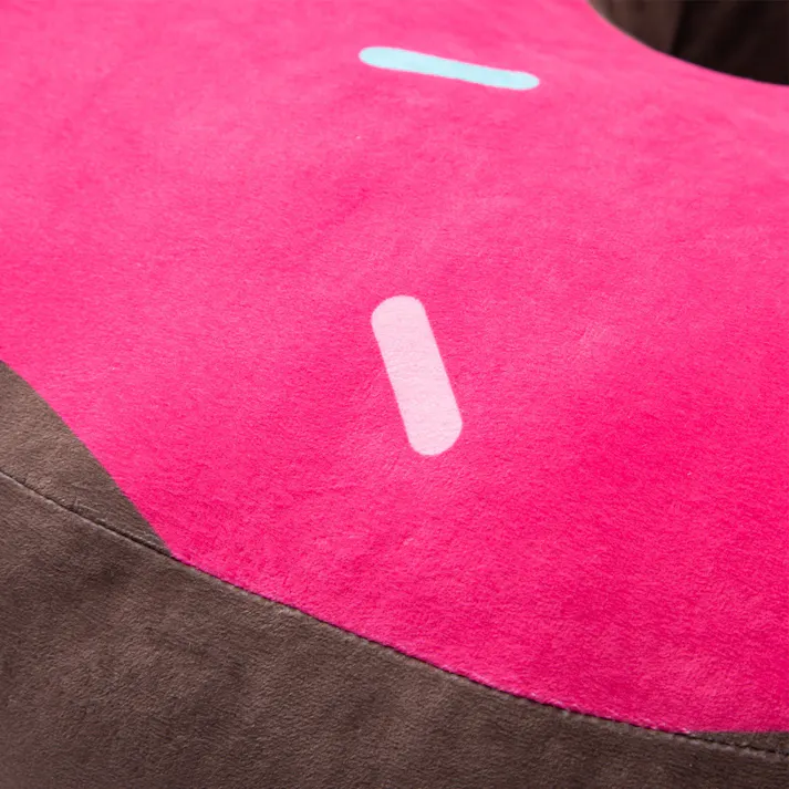 and cute ドーナツクッション ピンク 60R