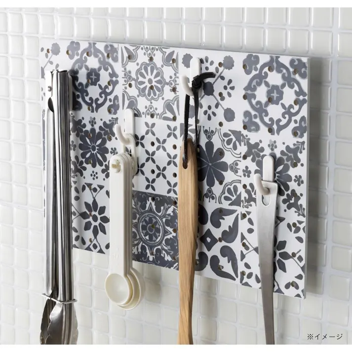 Kumimoku デザインボード 撥水タイプ 樹脂フックセット タイル 200×300mm