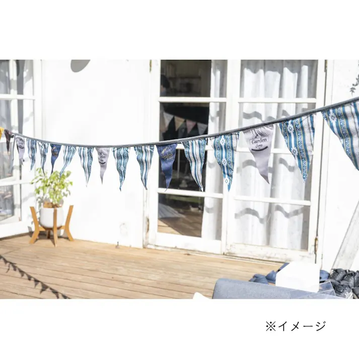 ミニフラッグ ブルー