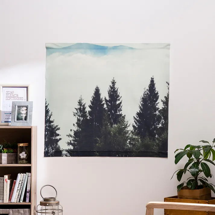選べるのれんにもなるタペストリー フォレスト 100×90【別送品】