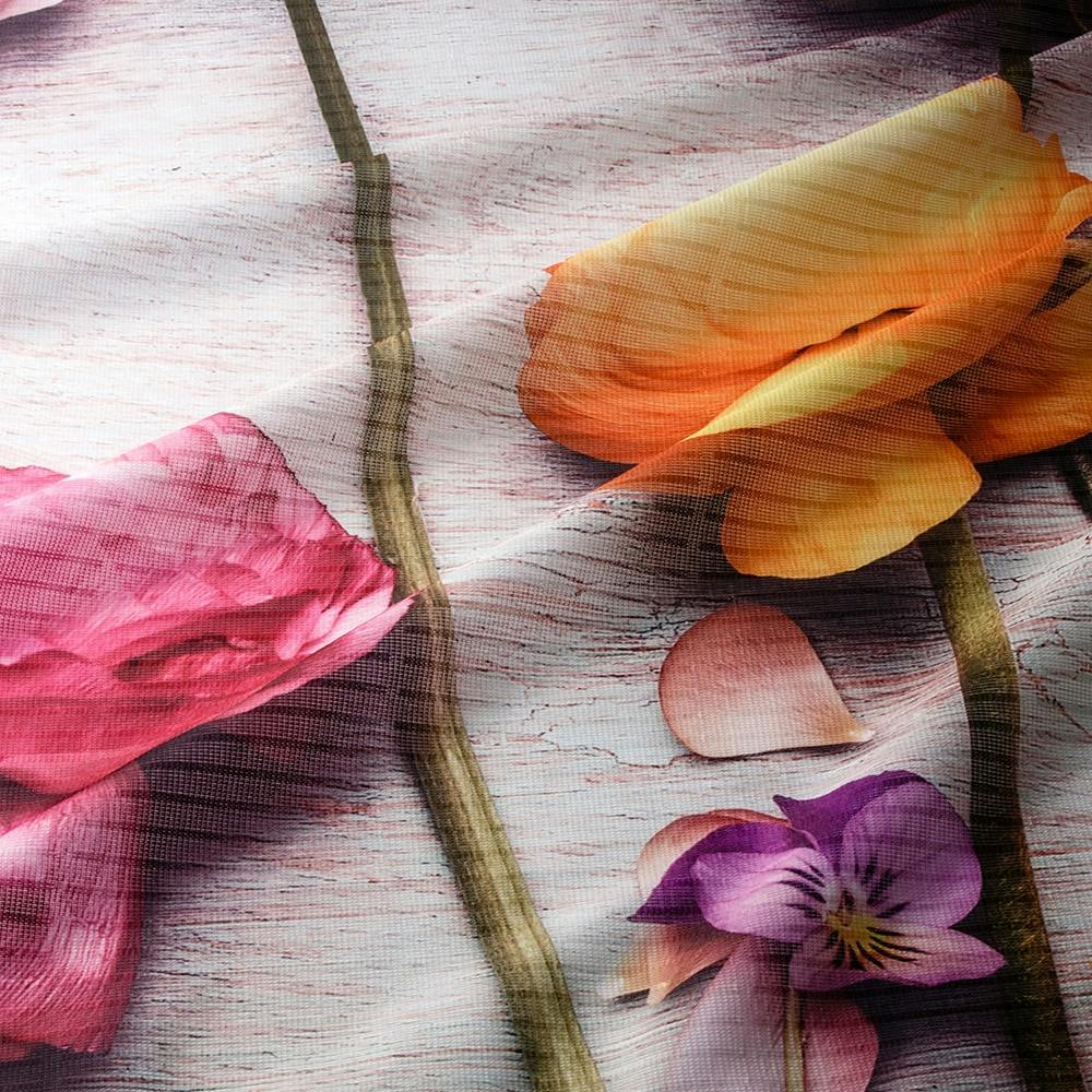 花のれん（タペストリー） GREENHOUSE/刺繍のれん 春の花/4882 - 花材通販はなどんやアソシエ