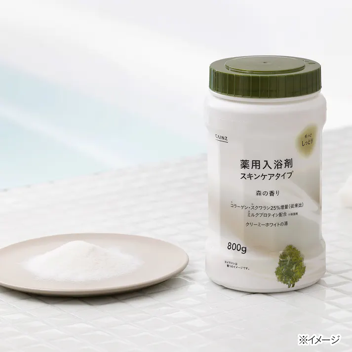 カインズ 薬用入浴剤 スキンケアタイプ 森の香り 800g