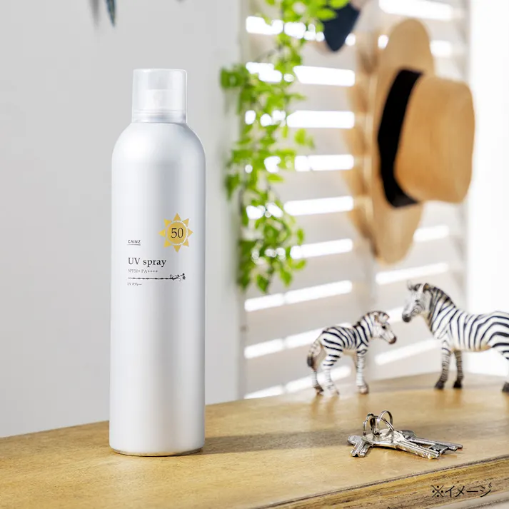 カインズ UVスプレー SPF50+ PA++++ 250g 顔 髪 からだ
