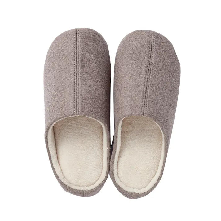 抗菌防臭 ルームシューズ スウェード グレー 25~27cm(販売終了)