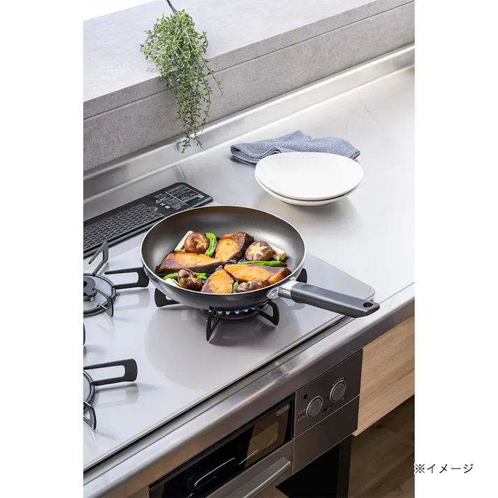 ガス火専用ふっ素コートフライパン 26cm