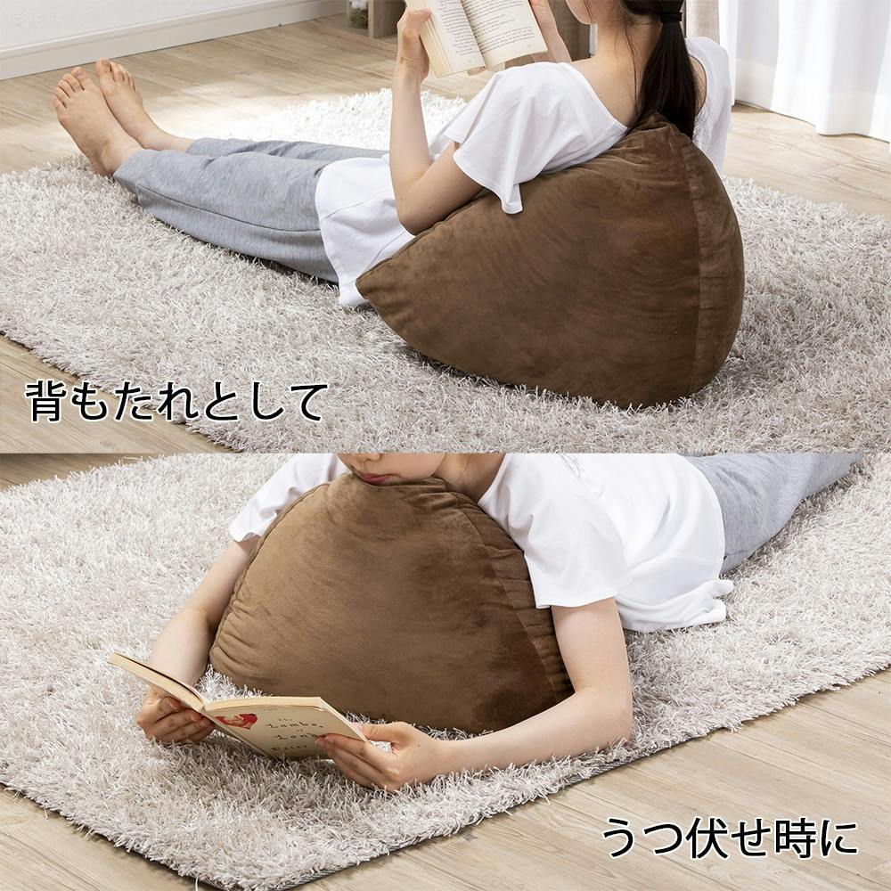 くつろぎクッションまくら ブラウン 50×50×50cm | 布団・枕・寝具