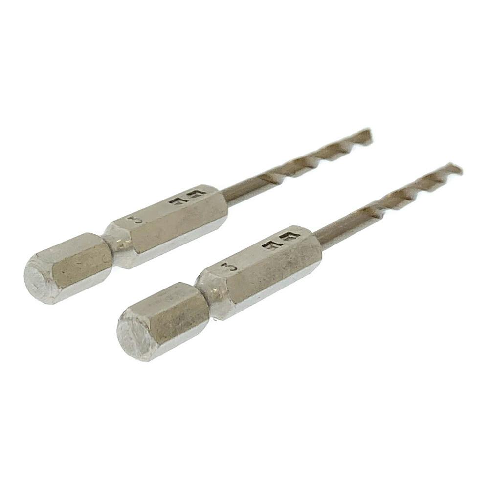 カインズ ステンレス対応 鉄工用 ショートドリル 3.0mm 2本組 | 電動