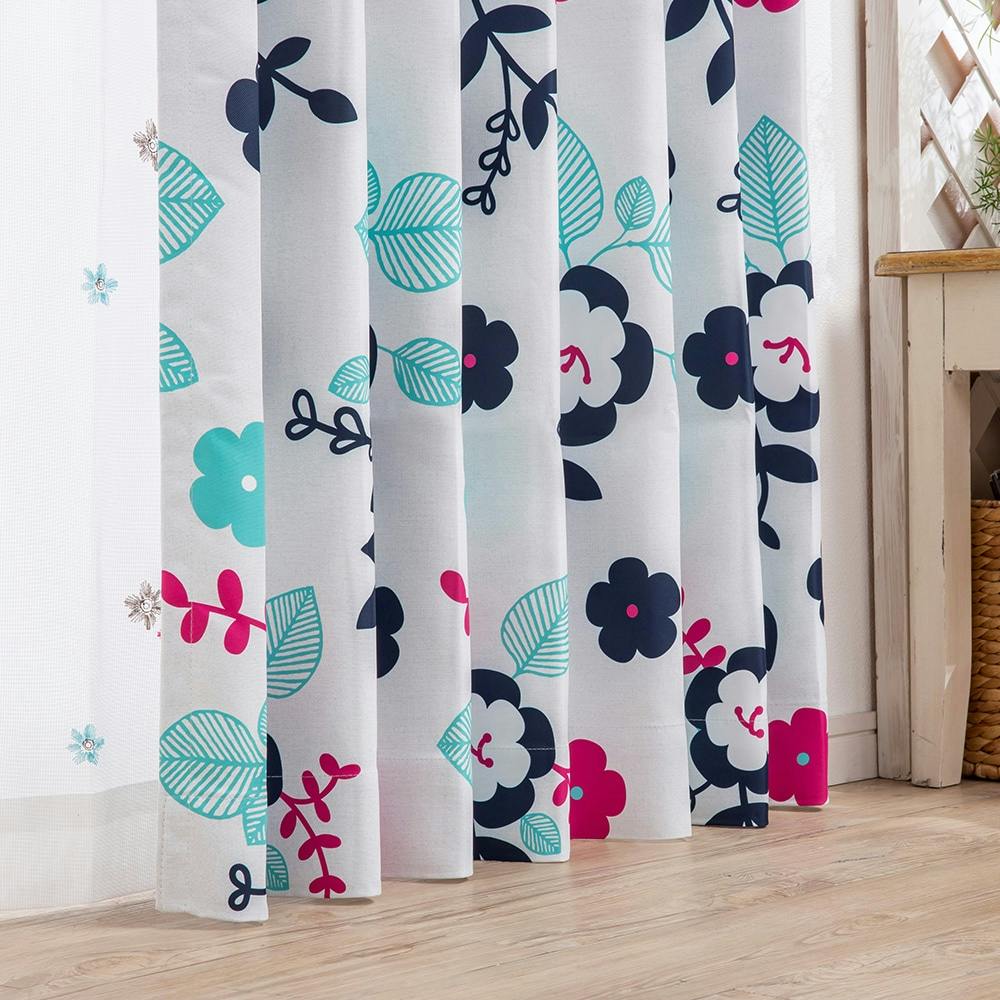 遮光カーテン ブルーム ピンク 100×135cm 2枚組 | カーテン・カーテン