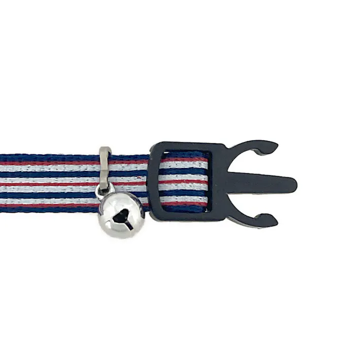 Pet’sOne キャットカラー ボーダーネイビー