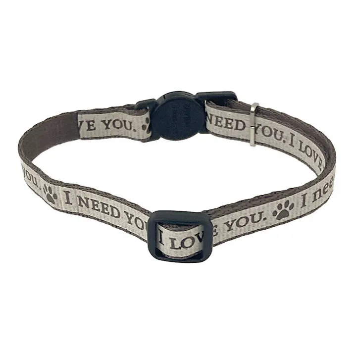 Pet’sOne キャットカラー メッセージブラウン